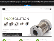 Tablet Screenshot of enco-solution.com